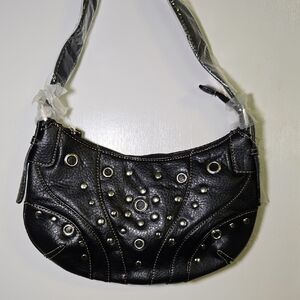Black Studded Women's Bag